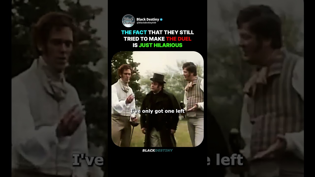 The Fact That The Duel Itself Takes In Modern Time Is Hilarious  😂🤺