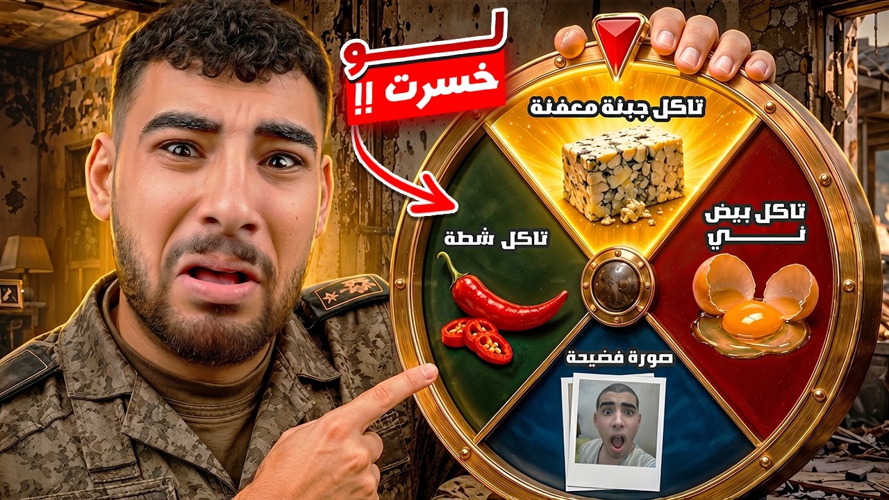 تحدي كل مرة أخسر أبلع عقاب عشوائي من عجلة الحظ🤞😱