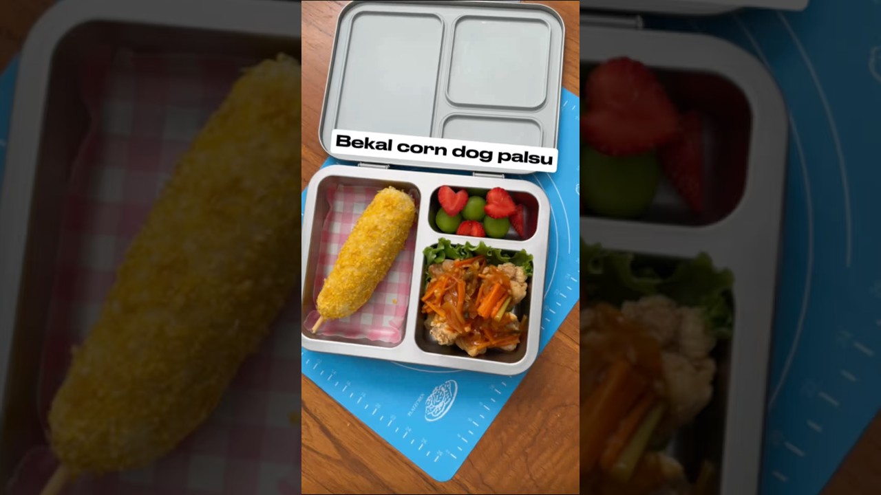 Prank Rayan corndog palsu #idebekal #bekalanak #corndog #lunchbox #lunchboxrecipe #bentoanak