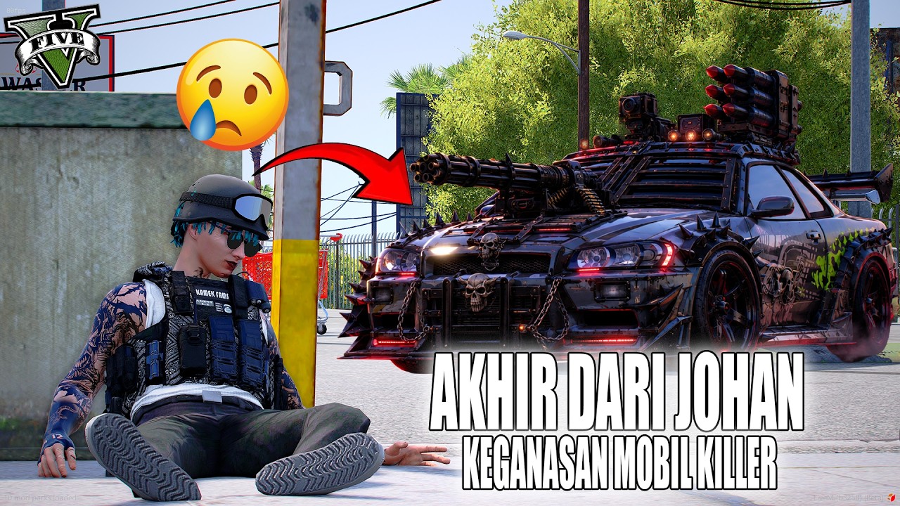 KEGANASAN MOBIL KILLER !! KETAKUTAN TERBESAR SEMUA MUSUH JOHAN !! GTA 5 ROLEPLAY