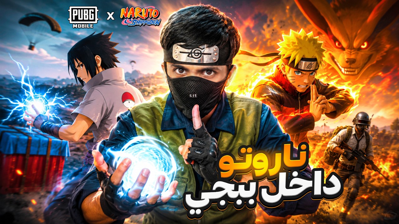ناروتو داخل ببجي موبايل لأول مرة ! 🤩🔥 