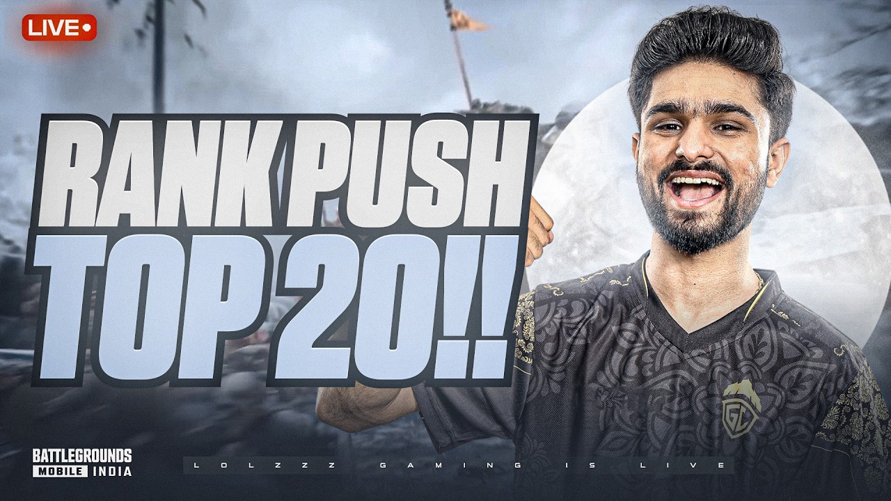 RANK PUSH TO TOP 10 | CONQUEROR OR WHAT | BGMI LIVE