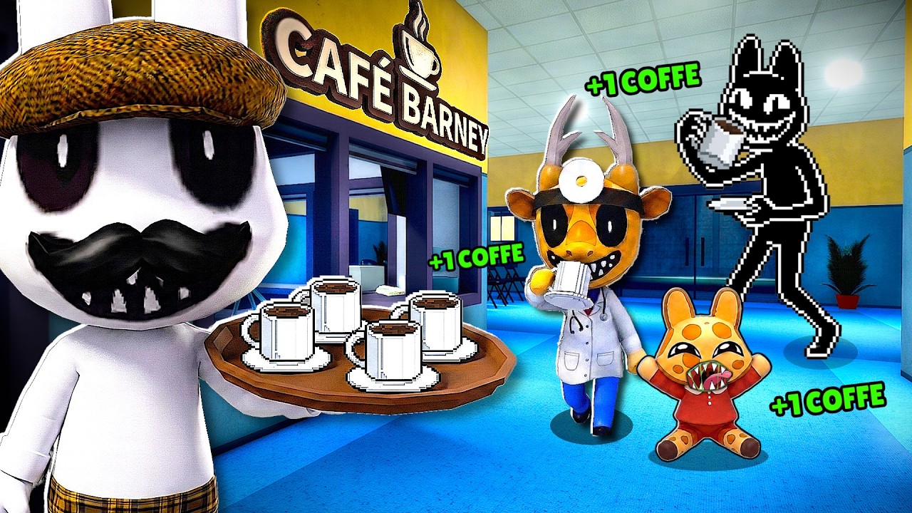 VIREI BARNEY PARA CRIAR UMA CAFETERIA USANDO PODERES DE ADMIN NESSE HOSPITAL DE ANIMAIS