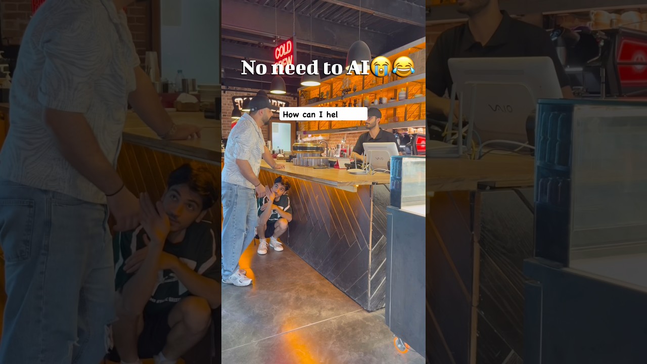 You'll watch it twice 🤣 #funny #prank #coffe #kids