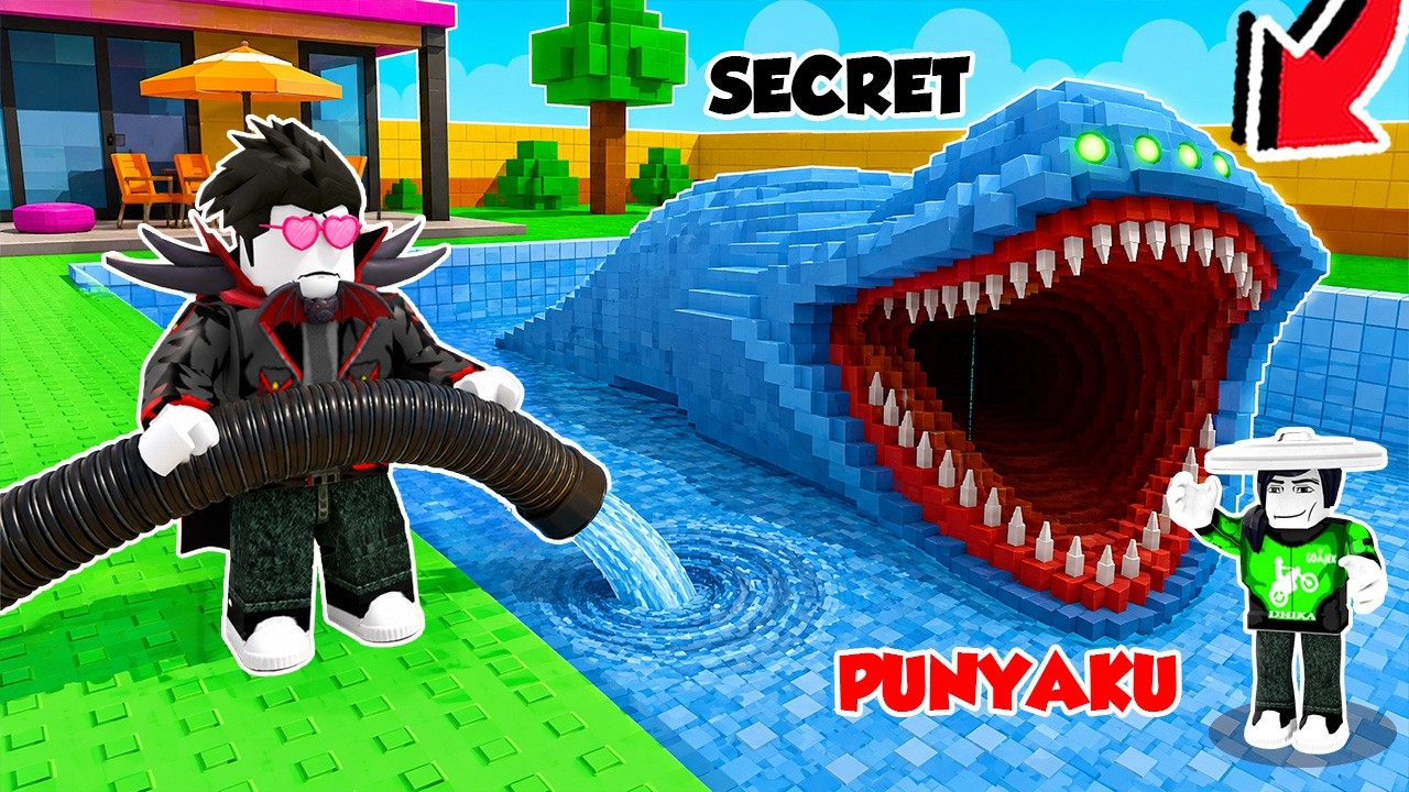 KITA MENGURAS DANAU UNTUK DAPET IKAN SECRET TERLANGKA DI ROBLOX!!!