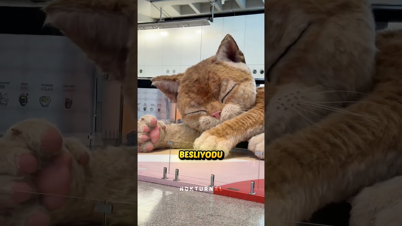 Bu Kedi Biraz Fazla Büyük 👀