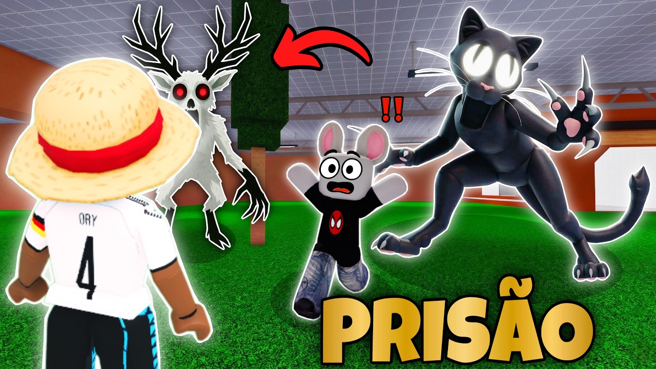 EU E LARRYZINHO ESCAPAMOS DA PRISÃO DO 99 NOITES NA FLORESTA PELA PRIMEIRA VEZ!