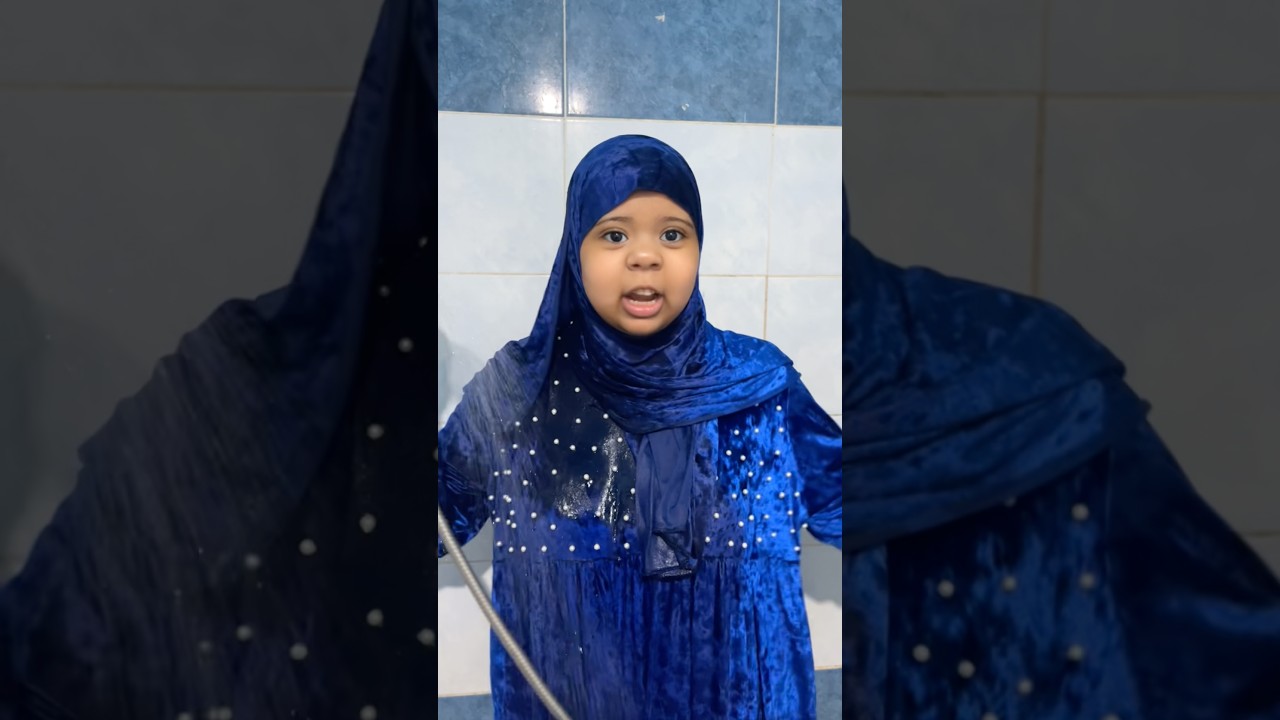 دوده بتستحما ومش راضيه تطلع😂 #كوميدي