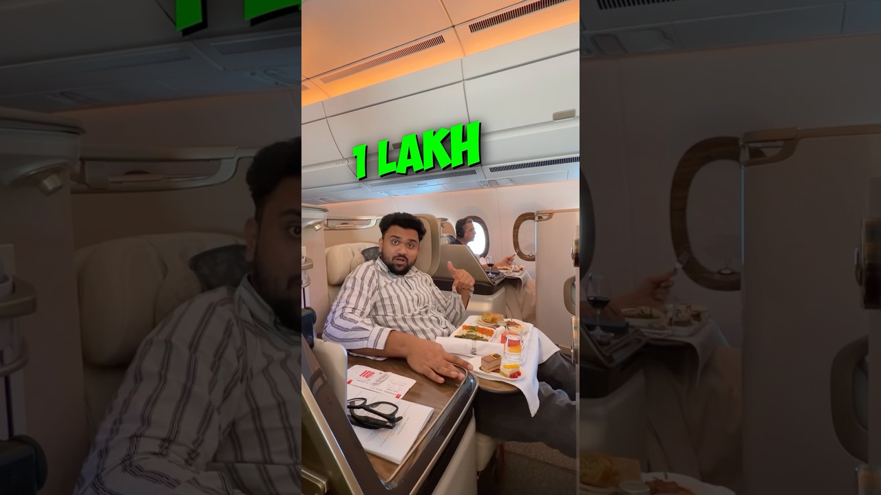 I Traveled in ₹ 1 Lakh Business Class Flight!