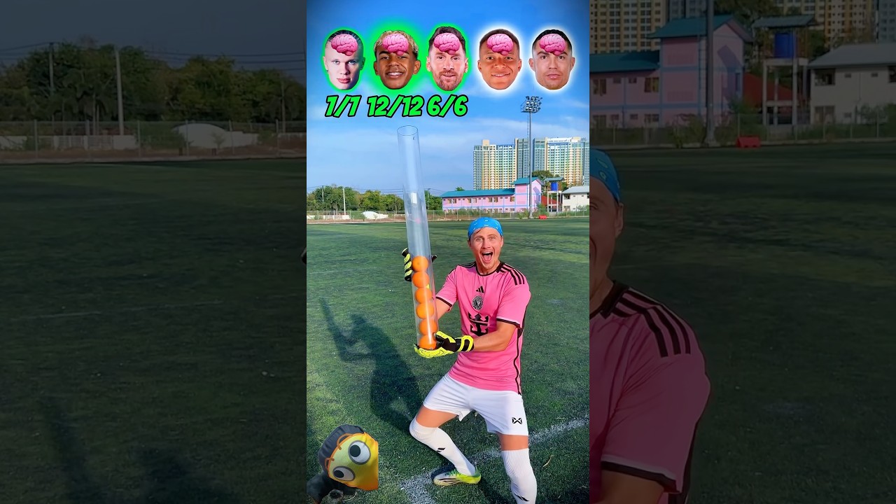 🧠 AGILITY CHALLENGE | WHICH FOOTBALL PLAYER WILL BE THE SMARTEST!?🙈 #funny