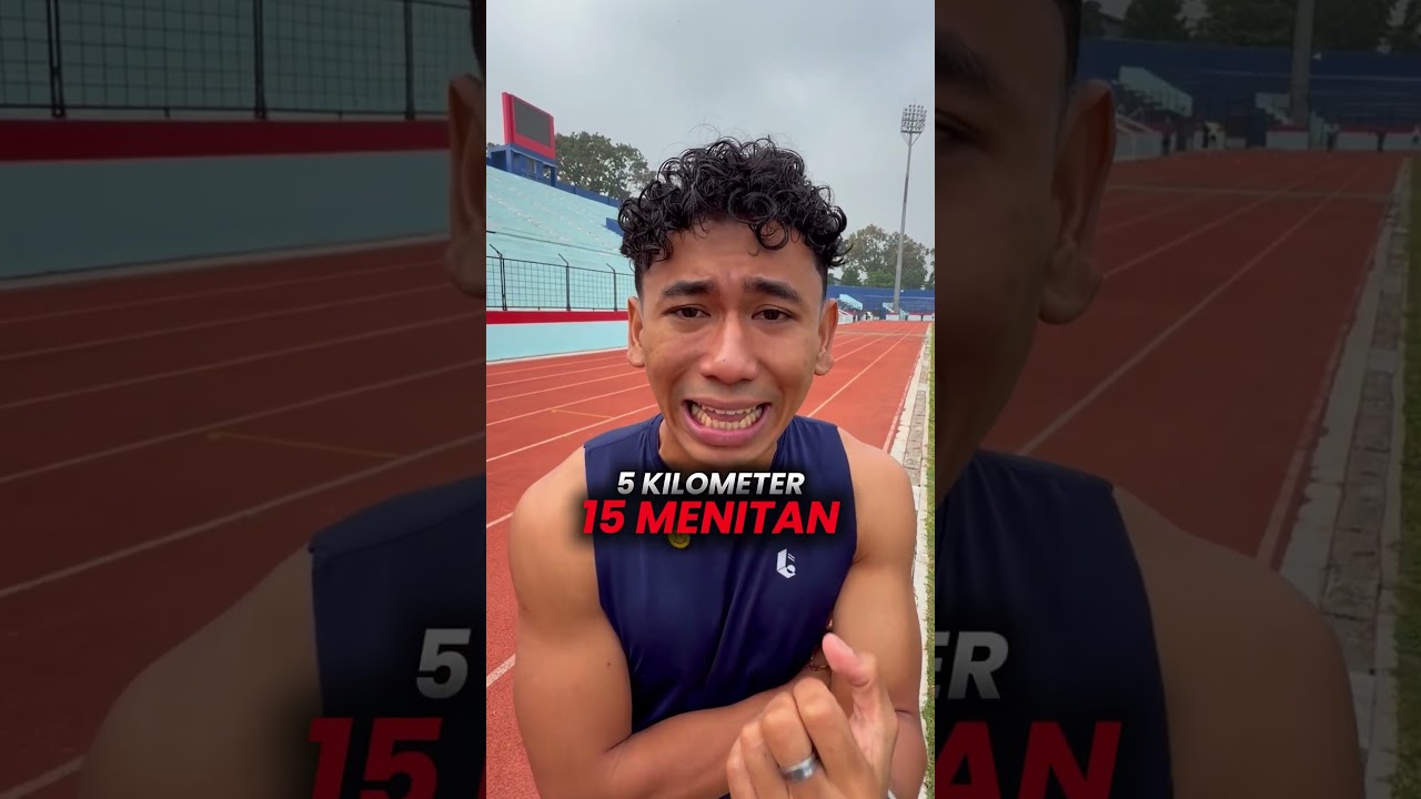 JANGAN MENILAI BUKU DARI COVER!! PELARI TAMPILAN CULUN YG BISA BERLARI 5KM 15 MENIT