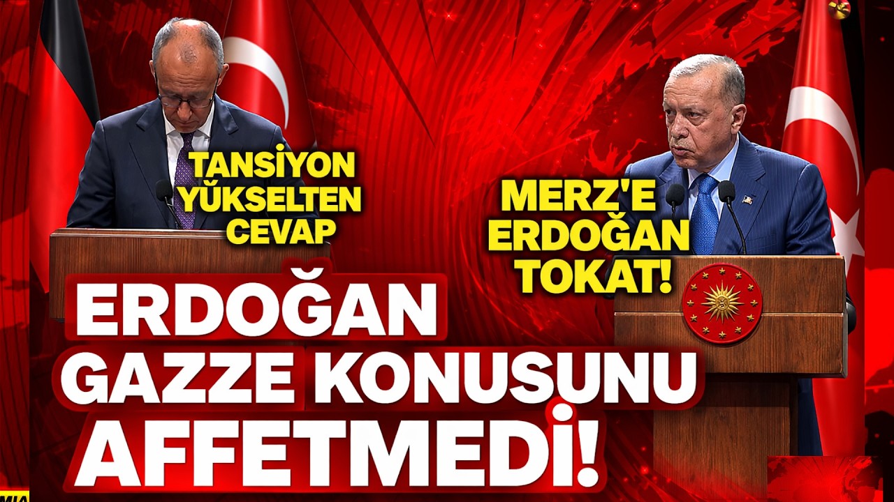 İsrail'i haklı bulan Almanya Başbakanı'na Erdoğan tokatı! Gazze'de yaşananları görmüyor musun?
