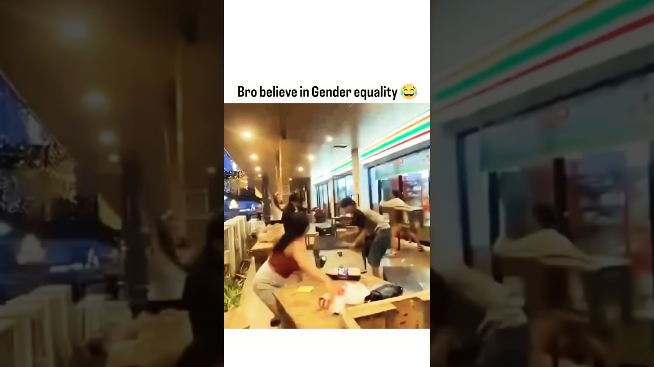 Bro believe in gender equality😂 #shorts #shortsfeed #memes #trending #couple #runninggag #newmemes