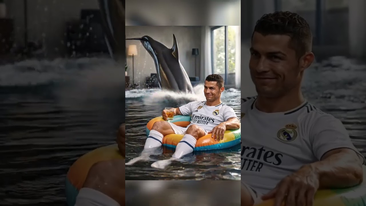 لماذا أحضر رونالدو دولفينًا؟! 🐬