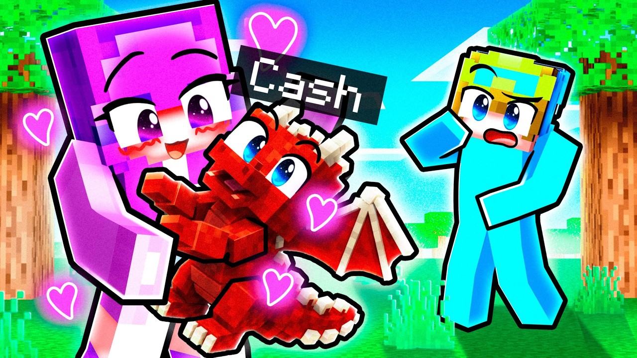 Becoming a DRAGON to Troll My Friends in Minecraft..