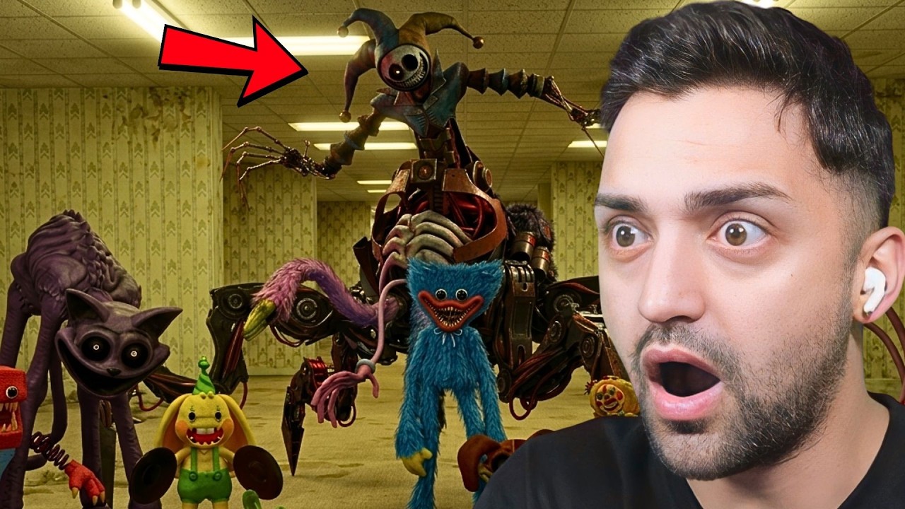 TÜM POPPY PLAYTIME CANAVARLARI BACKROOMS’TA BENİ KOVALIYOR!