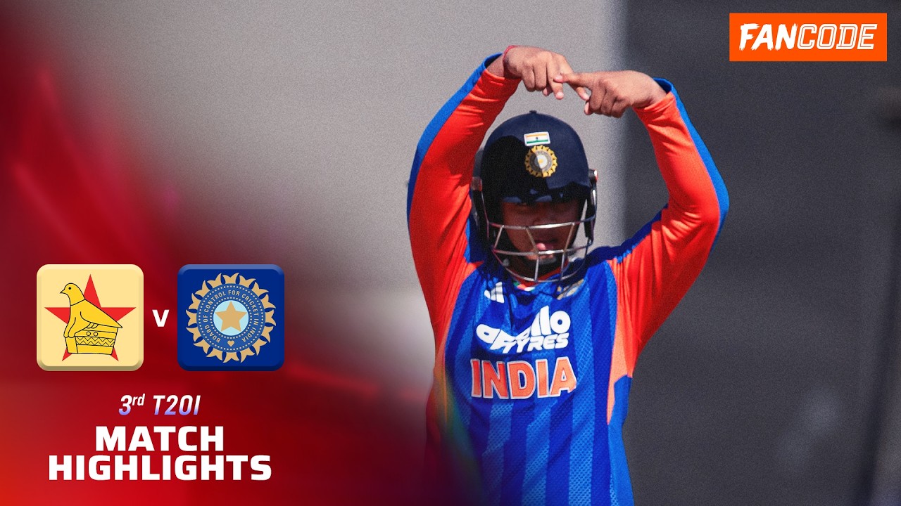 Sooryavanshi's Sensational 81 Seals 3-0 Series Sweep for India vs Zimbabwe | Highlights