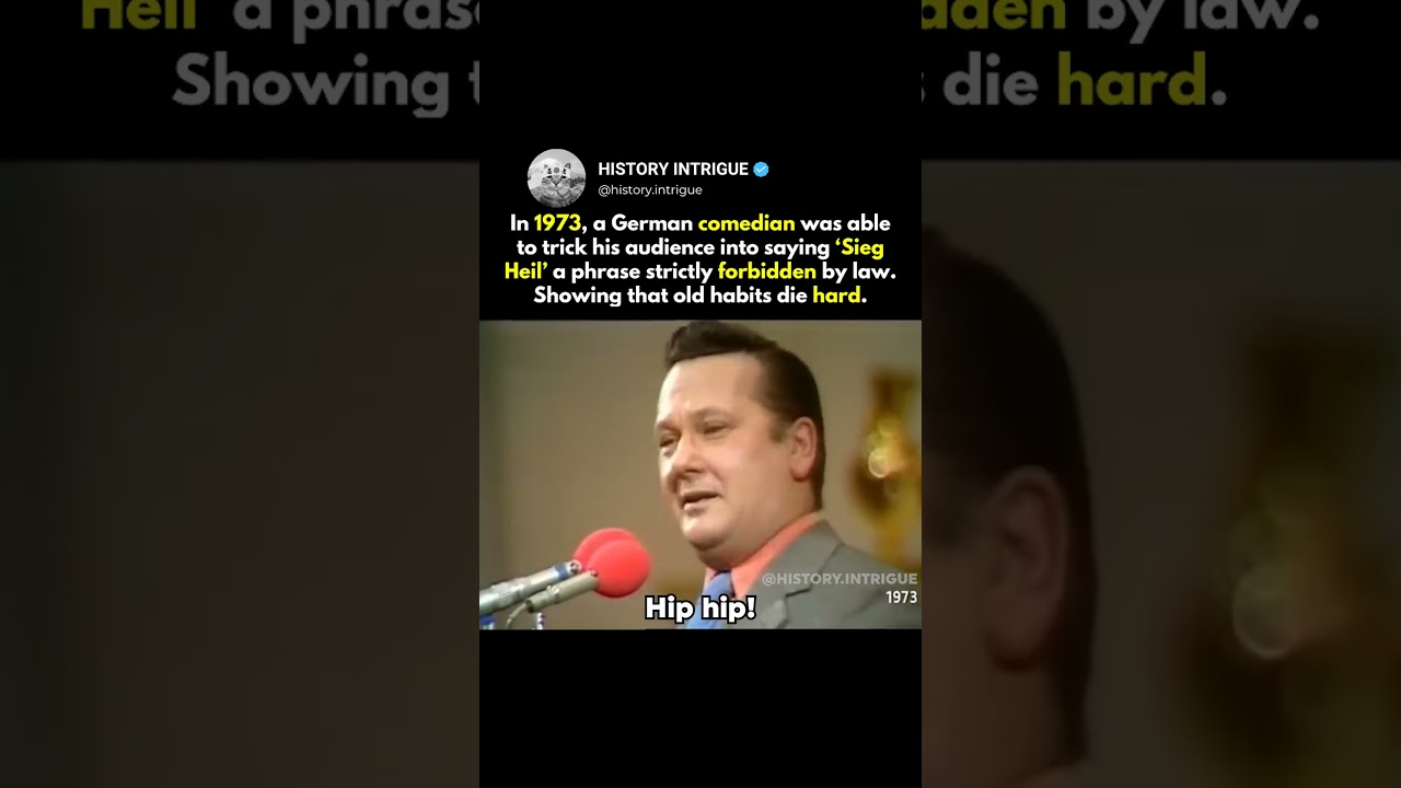How a German comedian tricked everyone😲 - Published by History Intrigue