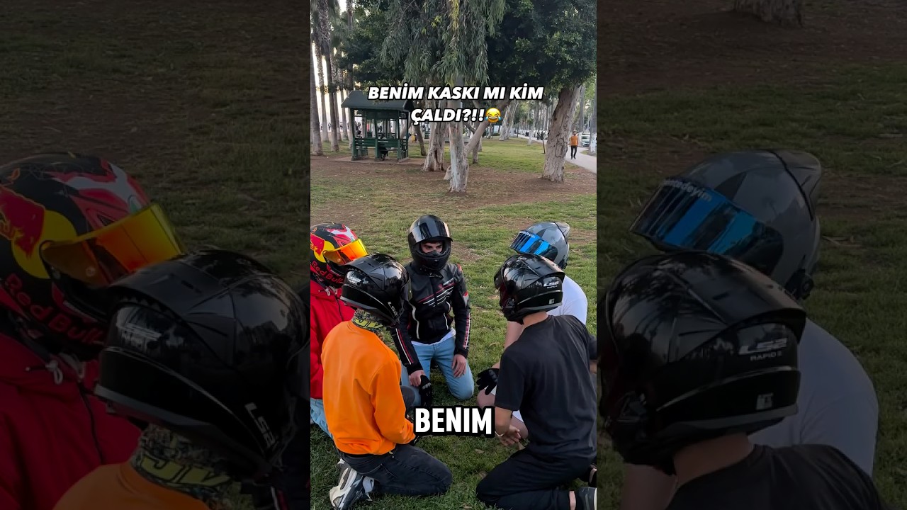 Kaskı kim çaldı.?😂 #shorst #motorcu #motovlog #vlog