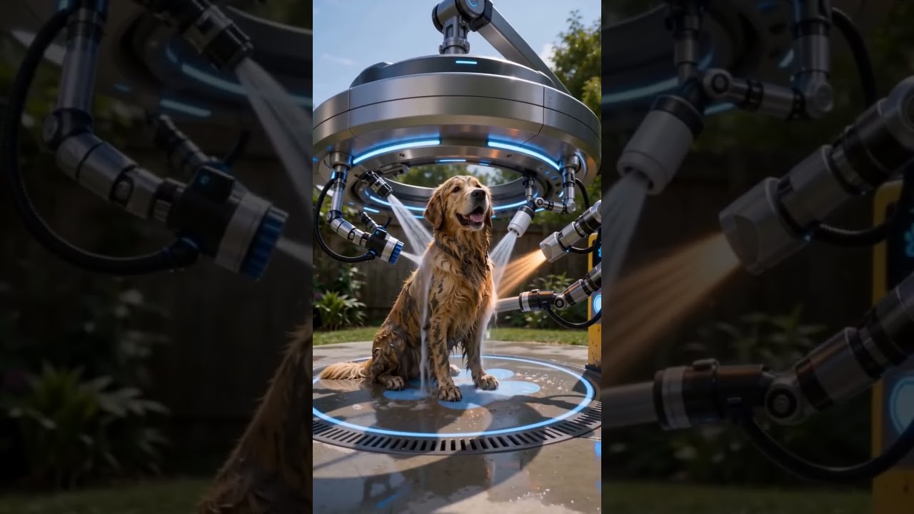 Wow🤩🐶Dogs Washing Station💦