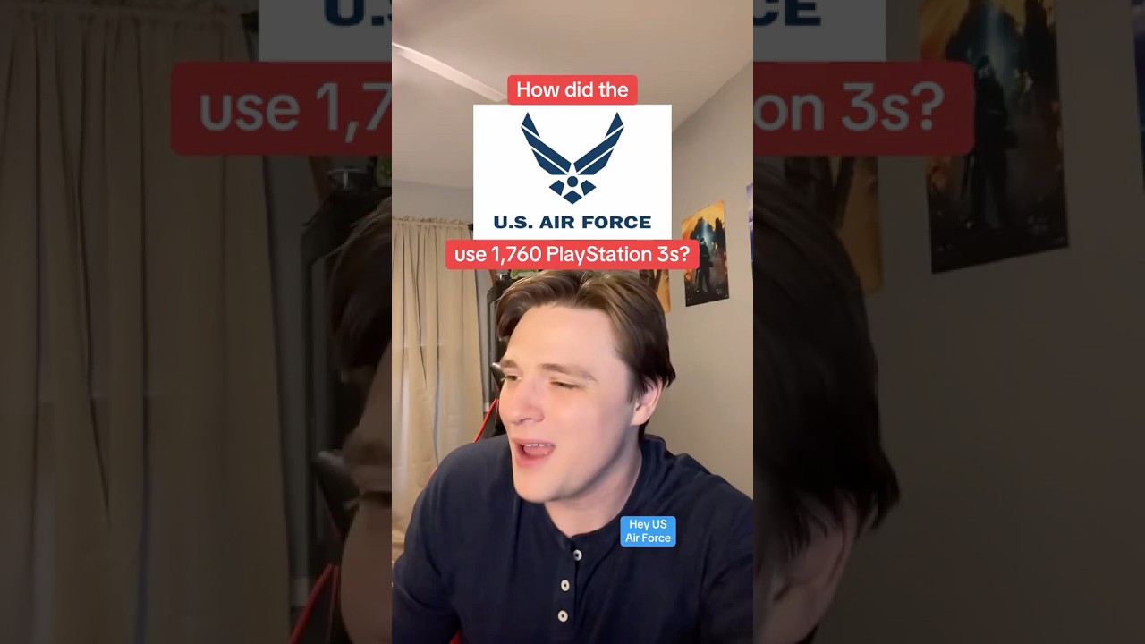 The US Air Force PlayStation Supercomputer! #usairforce #supercomputer #playstation #ryankelly #ypr