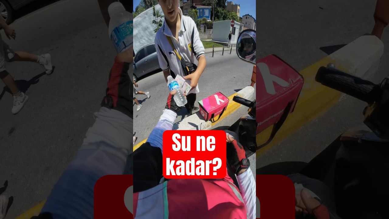 Su satan çocukla bir daha karşılaştım ￼😂 #motovlo #kurye #ytdayibenionecikarnolur #motovlog