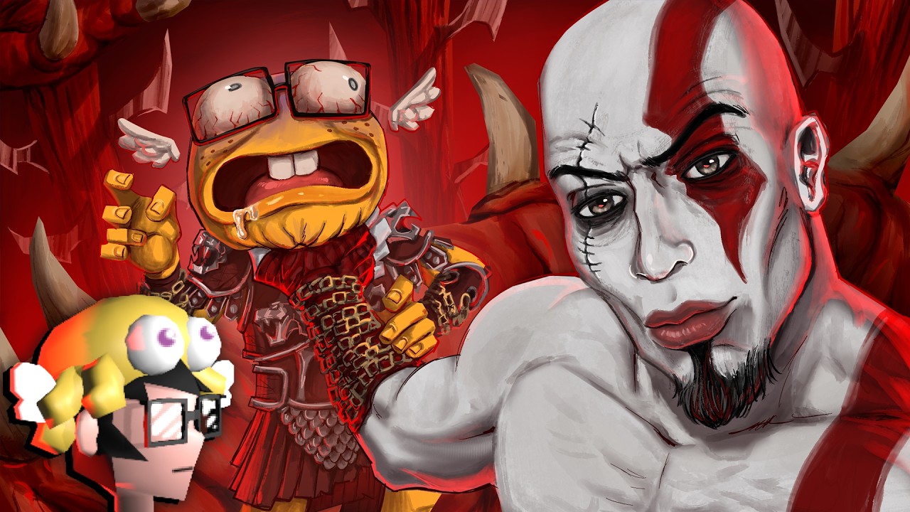 joguei, finalizei e sofri no god of war dublado