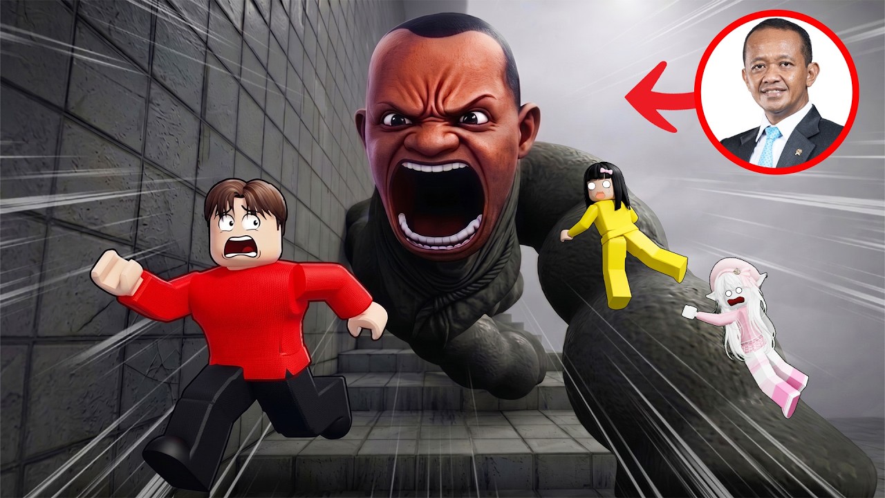 Yuta Mio Kabur Dari Kejaran Cacing Wajah MAS BAHLIL GANTENG | ROBLOX