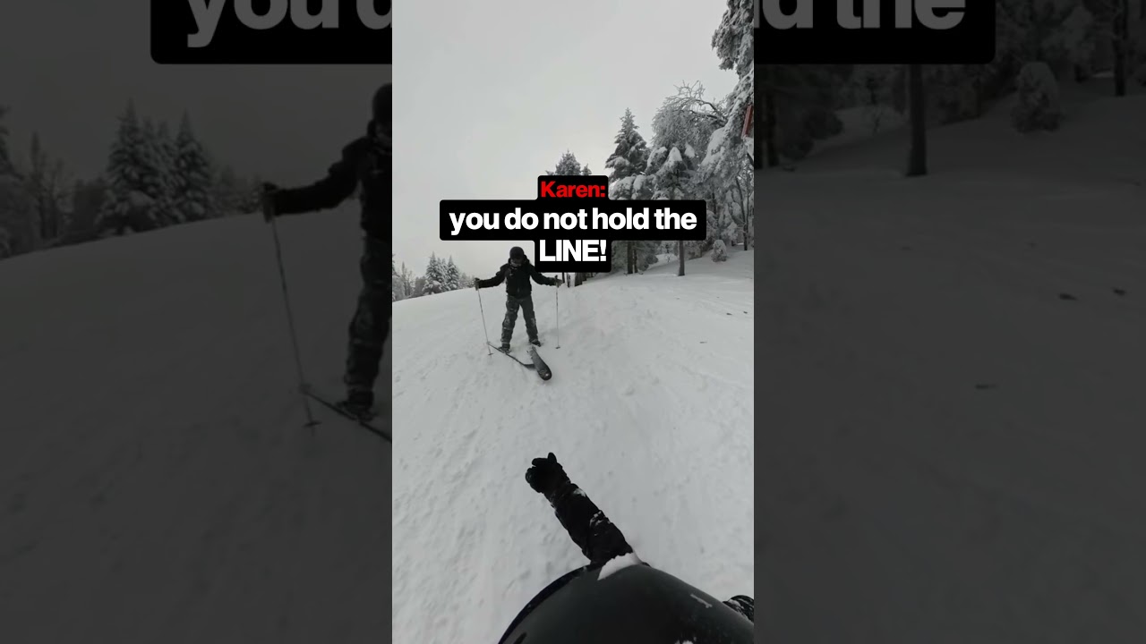 Skier Blamed For Nothing He Did