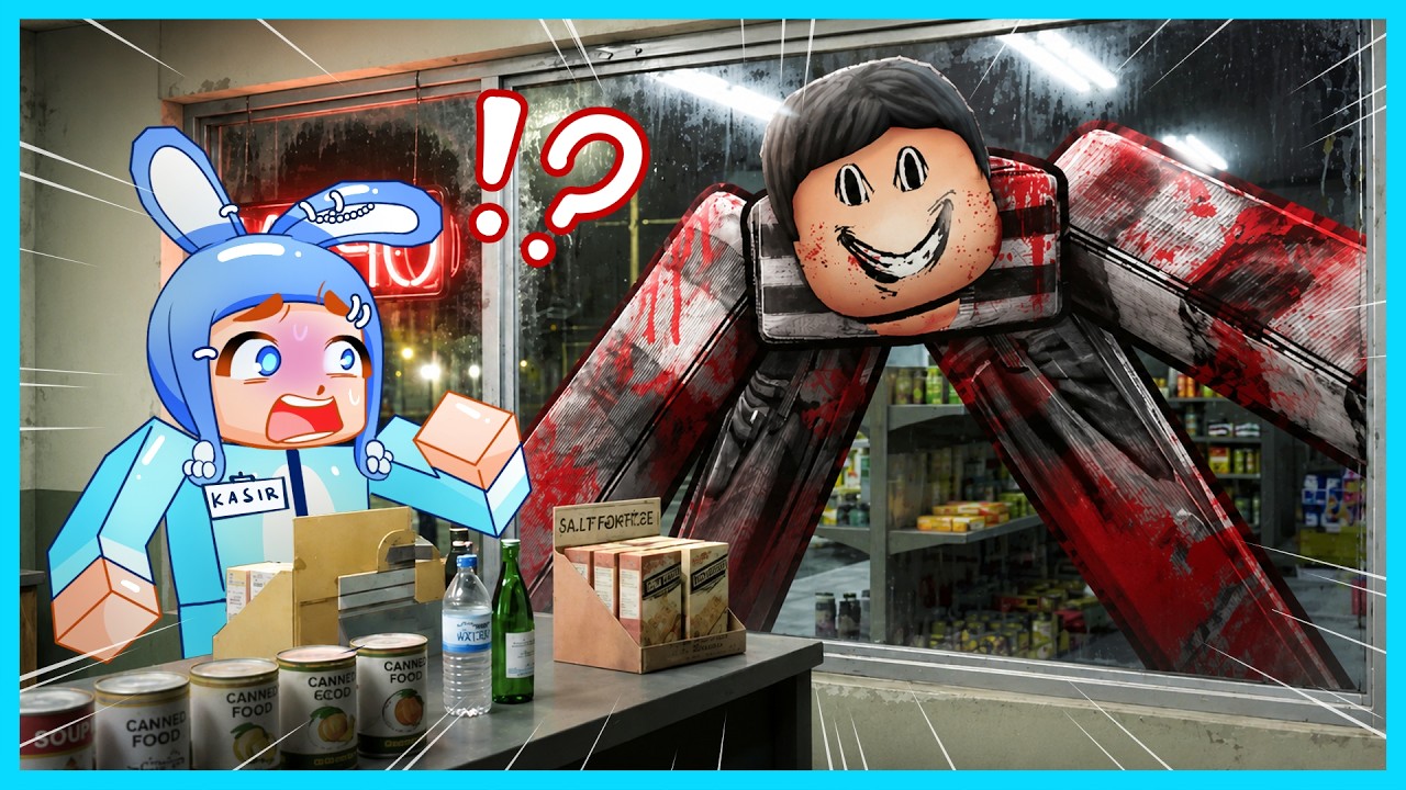 MIPAN & ZUZUZU Ketemu Anomali Saat Jaga Toko Di Malam Hari! ROBLOX