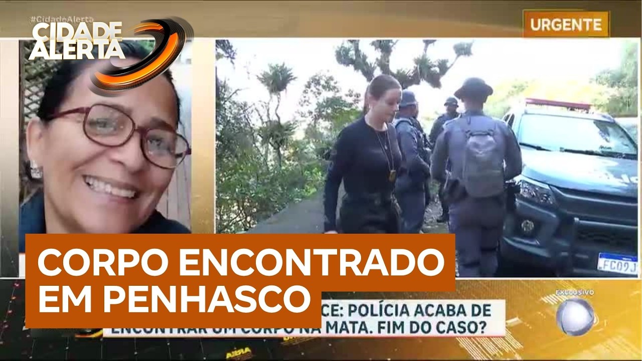 Caso Berenice: corpo encontrado em penhasco pode ser de cozinheira desaparecida