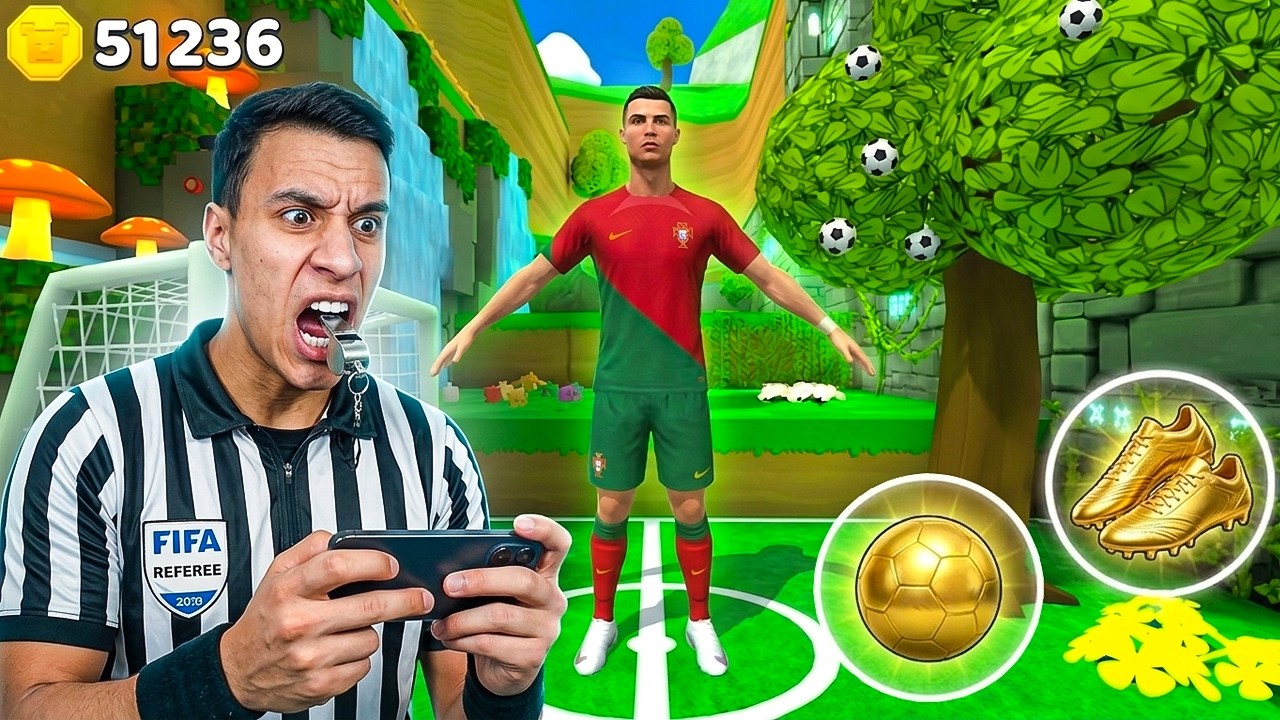 تحولت إلى كريستيانو رونالدو في Super Bear Adventure!! ⚽😱
