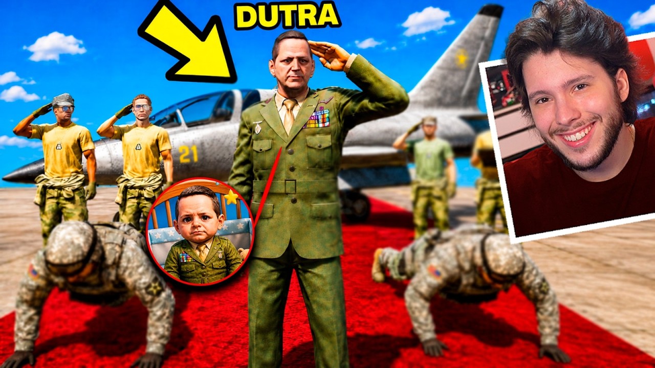 A HISTORIA DO COMANDANTE DUTRA! Dos 0 AOS 60 ANOS! (GTA 5 RP)