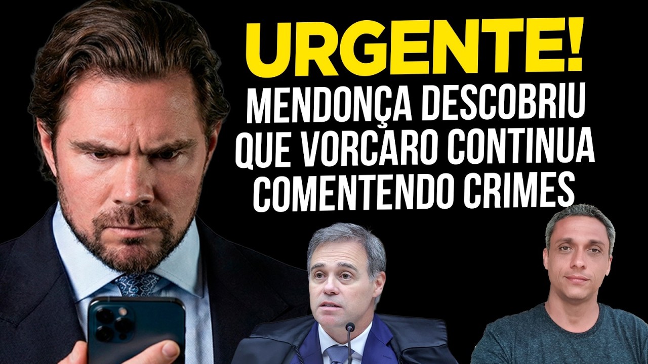 URGENTE - André Mendonça descobriu que Vorcaro continua cometendo crimes