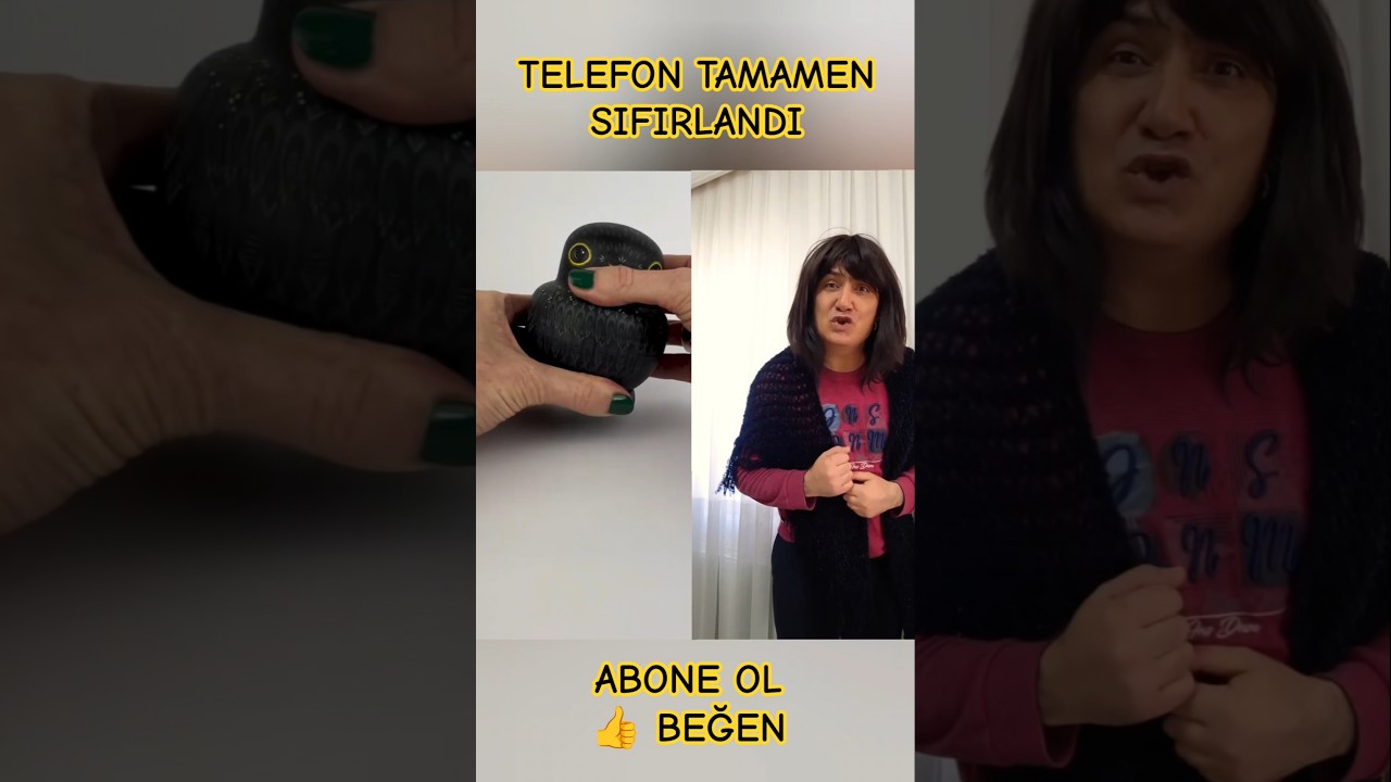 telefon tamamen sıfırlandı 😲 #comedy