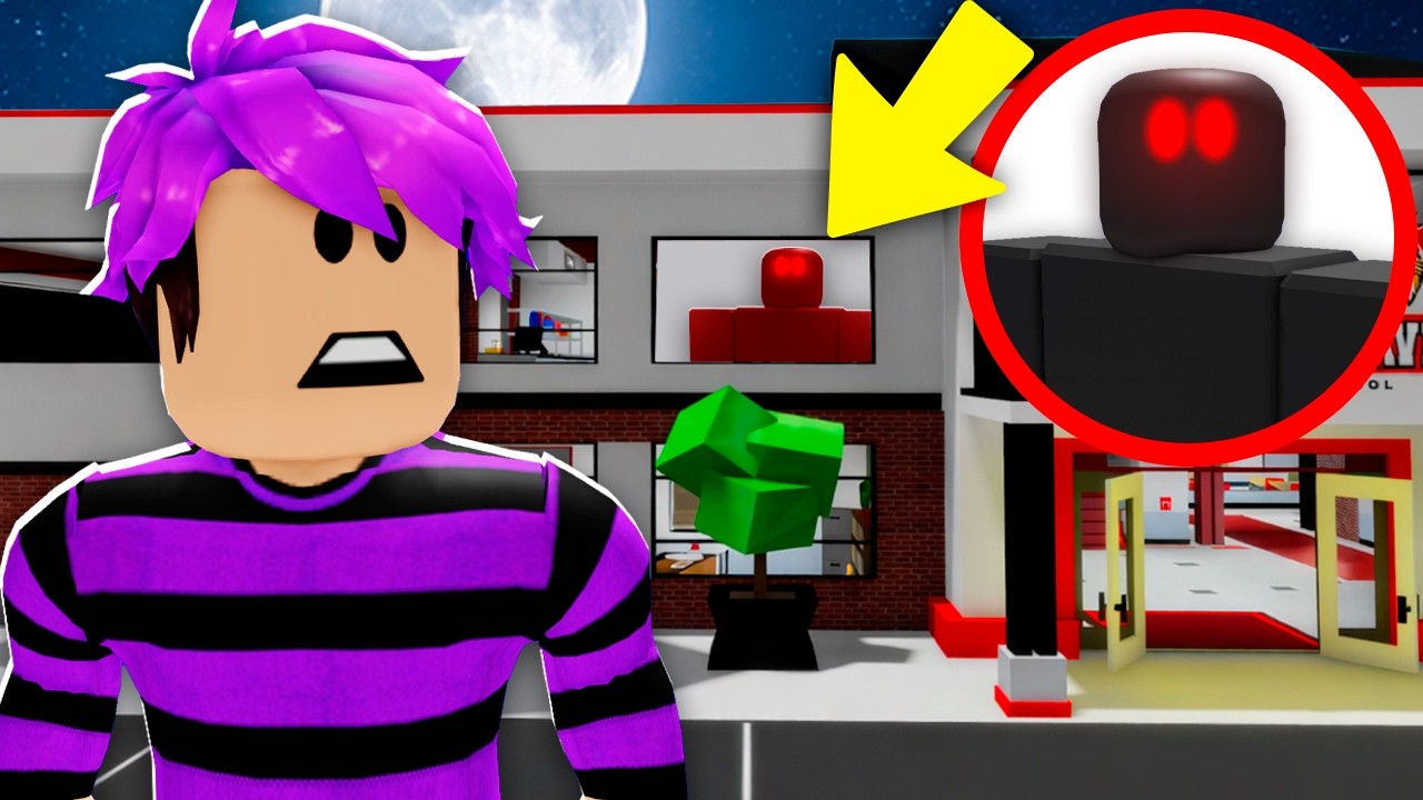 NUNCA VÁ PRA ESCOLA DE NOITE no BROOKHAVEN..