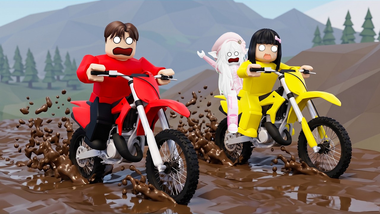 Yuta Mio Naik Motor Untuk Mendaki Gunung Dan Lewati Jalanan Berlumpur! | ROBLOX