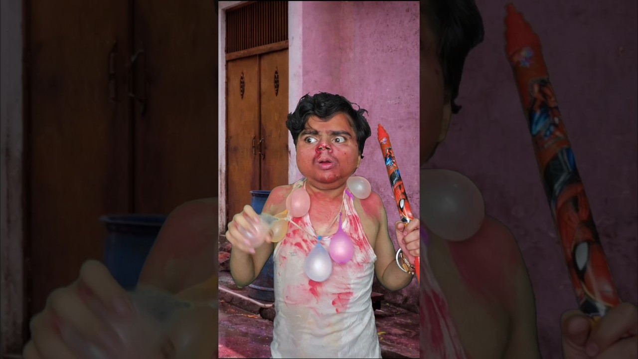 Exam ke time Holi 😭 #shorts #funny #exam #holi #sraoster