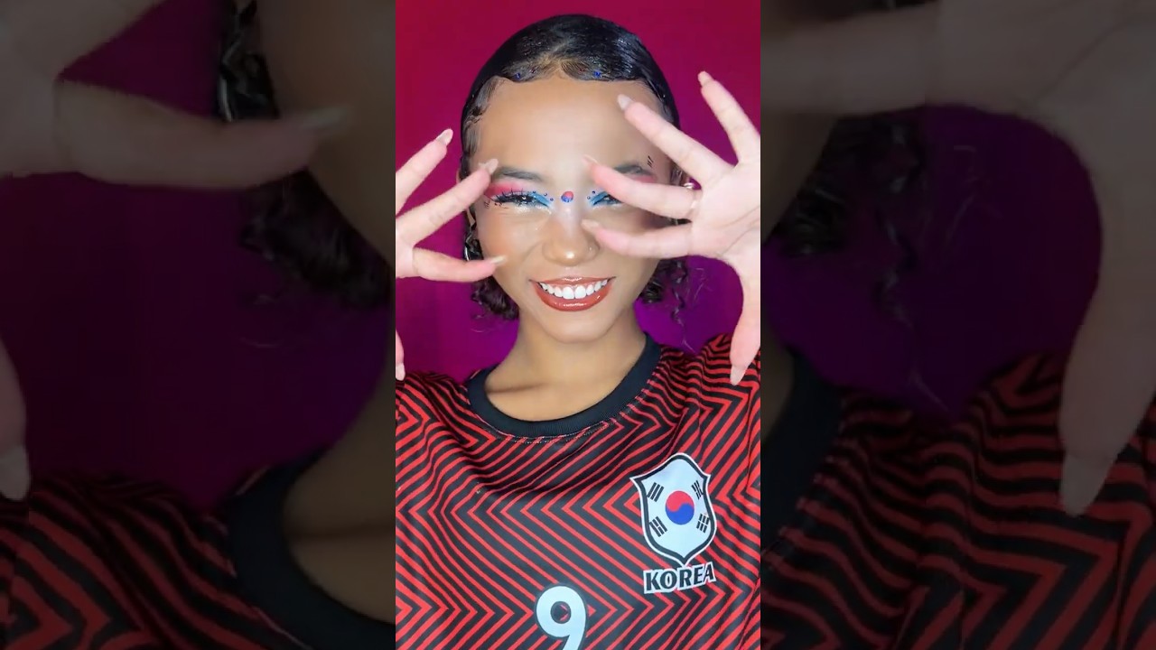 TREND JOGADORES DA COPA | Coréia do Sul 🇰🇷✨ | Qual o próximo país? #makeup #transition #bbiamarall