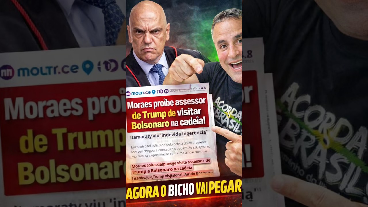 XANDÃO VOLTA ATRÁS E PROÍBE VISITA DE TRUMP A BOLSONARO! #noticias #politica #jornalismo #bolsonaro