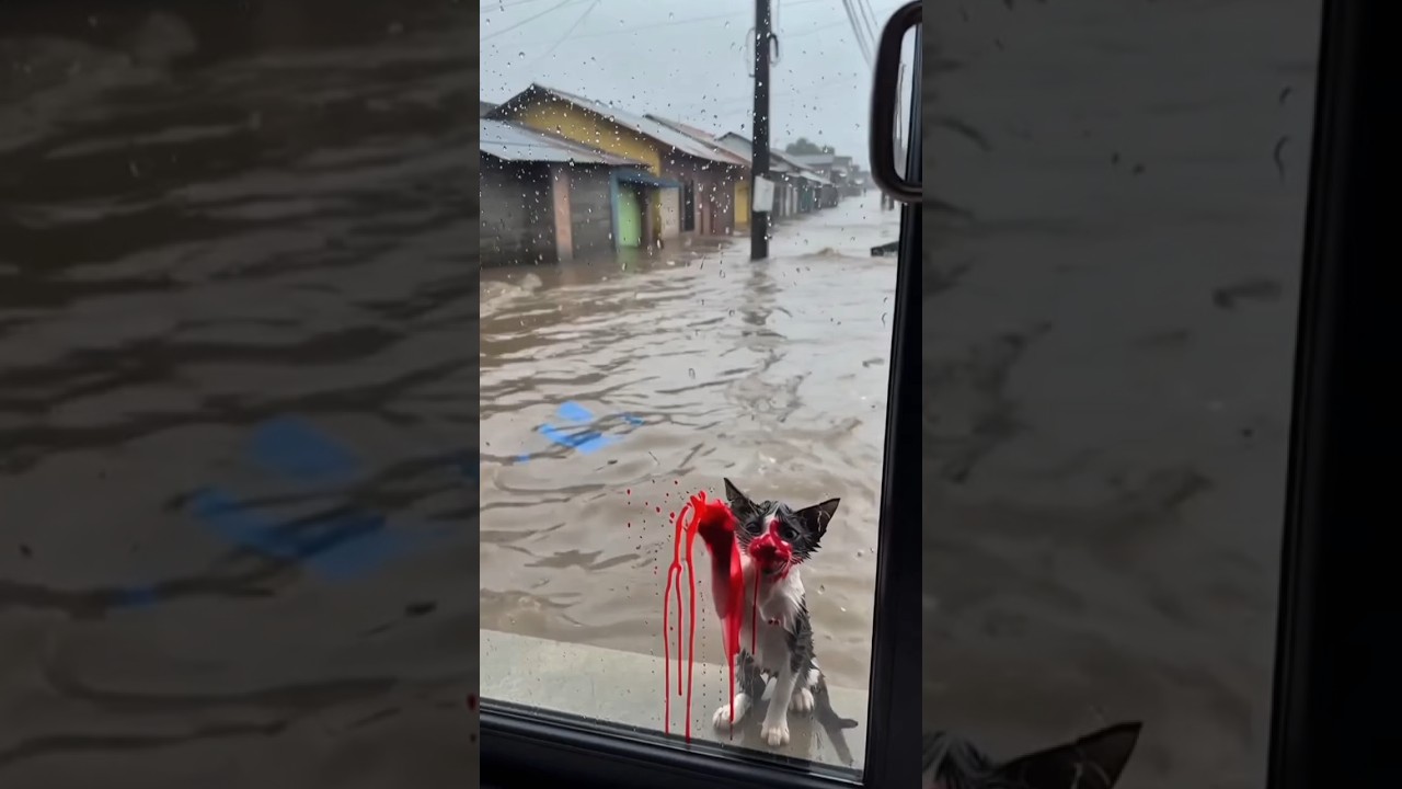 May God protect and help all cats, animals, and people 😭❤️‍🩹#cat #kitten #rescue #shorts