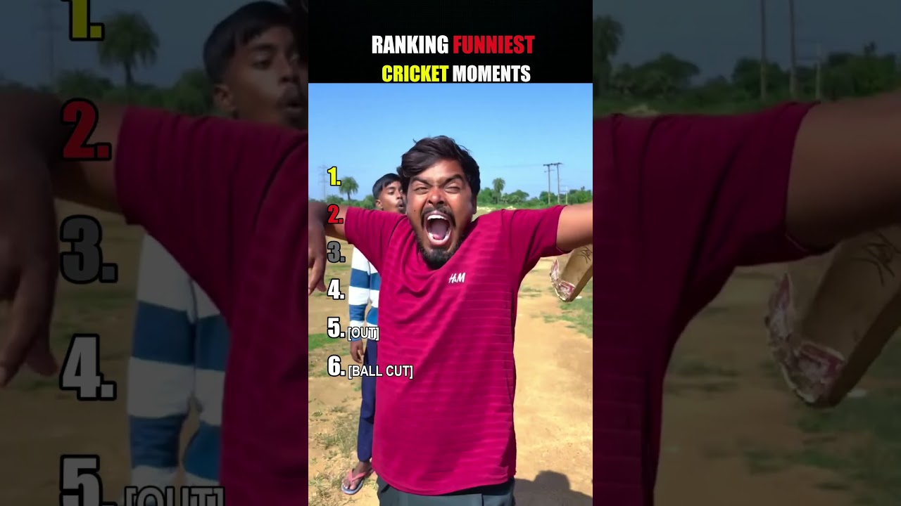 RANKING FUNNIEST CRICKET MOMENTS😭😭