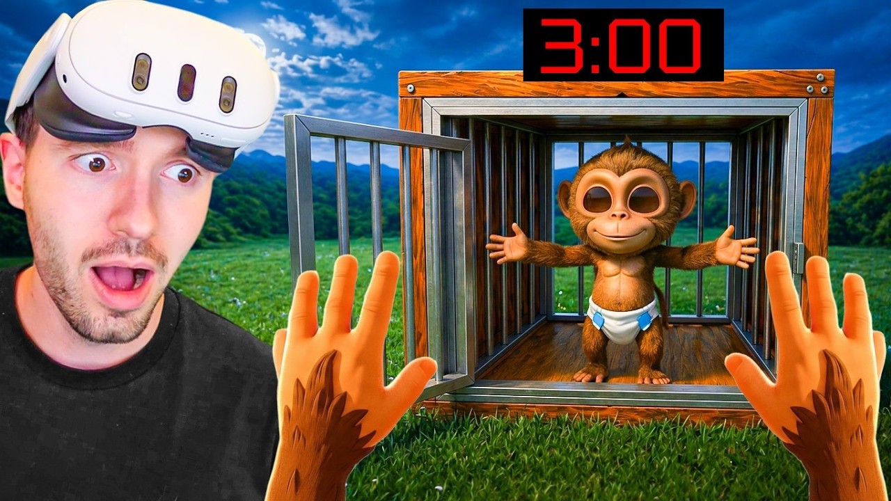 Libertei o MACACO 3 DA MANHÃ no I Am Monkey VR (atualização)