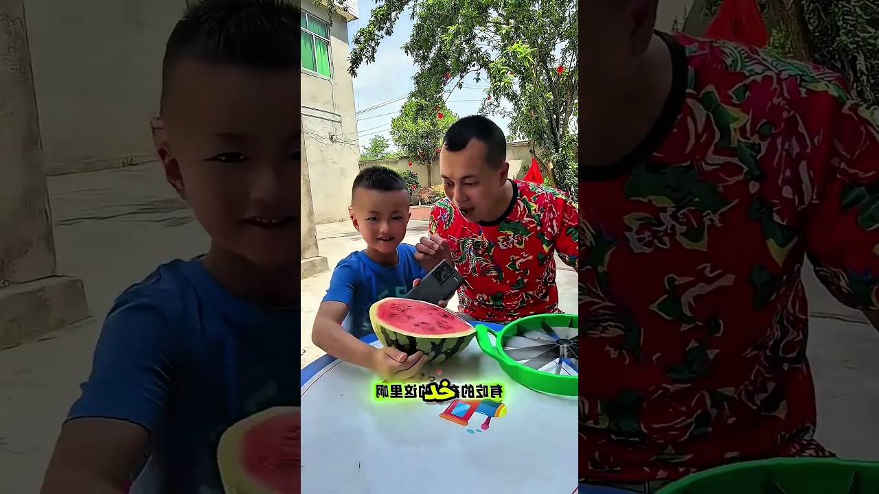 بابا قطع الكورة بتاعتي والبالونة وكان فاكرهم بطيخة🥺🍉؟