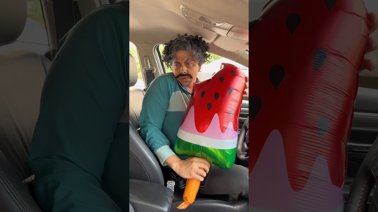 ازااااي ايس كريم البطيخة العملاق 😱🍉