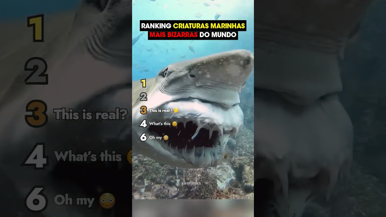 RANKING DAS CRIATURAS MARINHAS MAIS BIZARRAS
