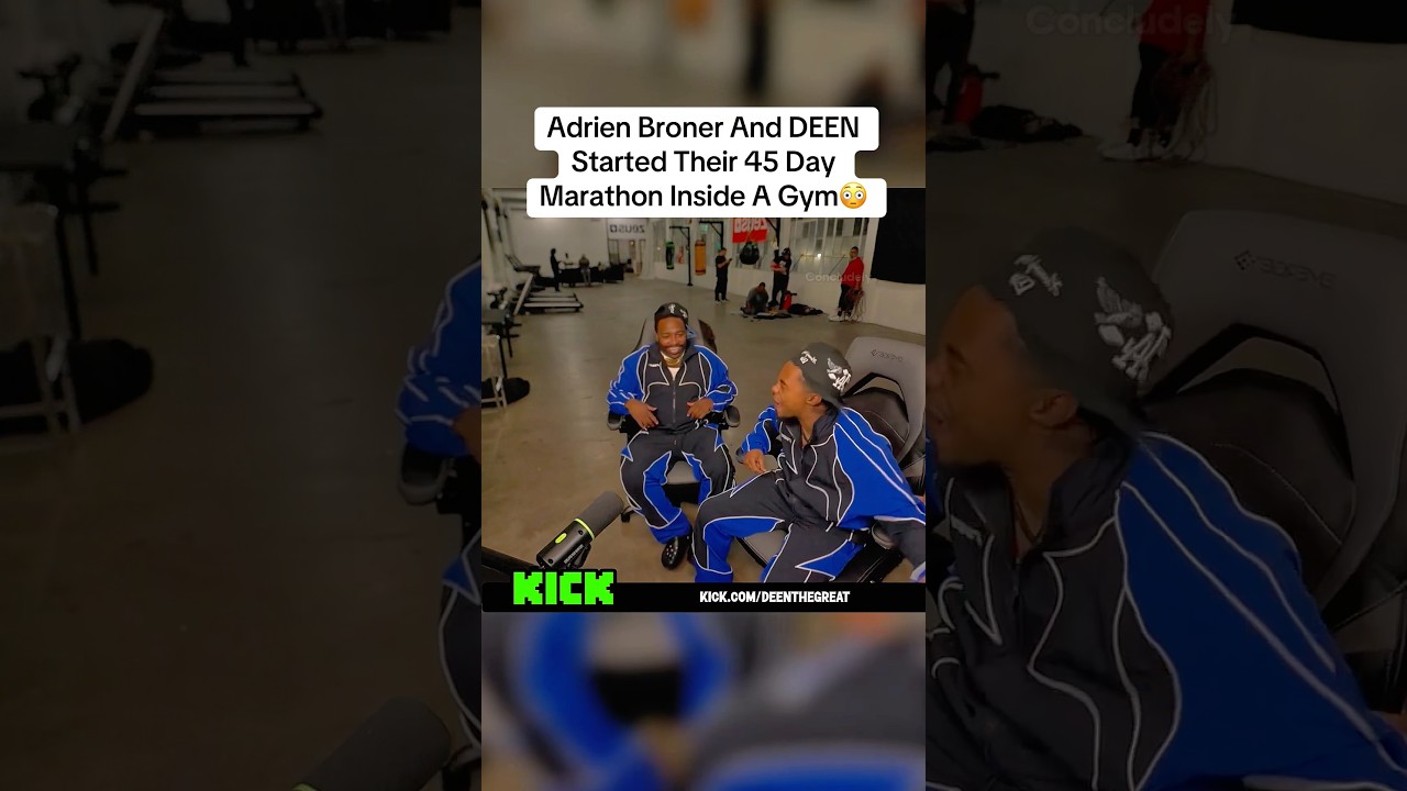 Adrien Broner And DEEN Started Their 45 Day Marathon Inside A Gym😳