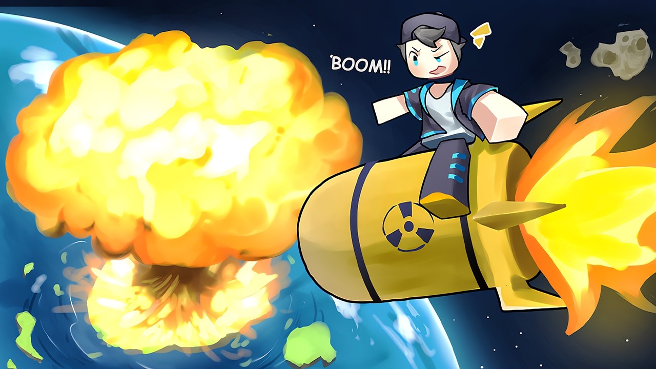 KABOOM!! Gabung NUKLIR Sampai Kuat Banget & Hancurkan Kota 🚀🚀🚀 | Merge a Nuke Indonesia