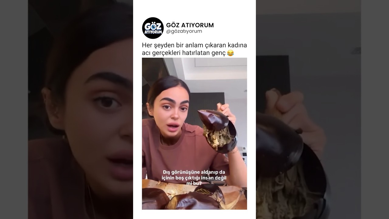 Her şeyden bir anlam çıkaran kadına acı gerçekleri hatırlatan genç 😂