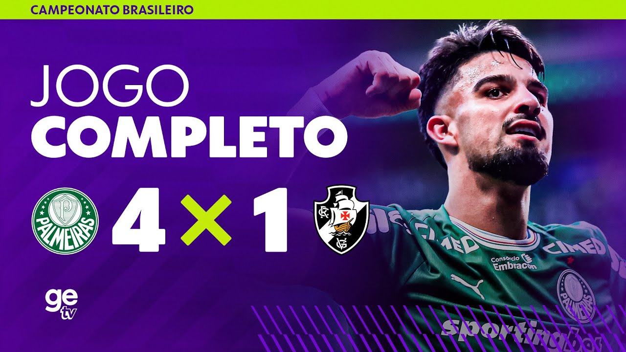 JOGO COMPLETO: PALMEIRAS X VASCO | BRASILEIRÃO 2026 | ge tv